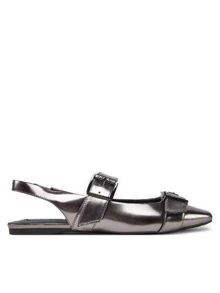 KARL LAGERFELD Балеринки Konnie сребрист