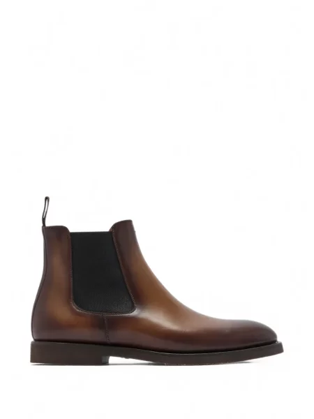 Botine chelsea Magnanni din piele maro