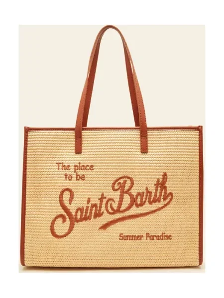 ST.Barth Geantă shopper Vivian bej