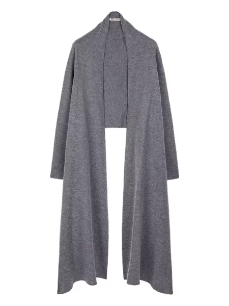 Sweter Ports 1961 wełniany drapowany szary