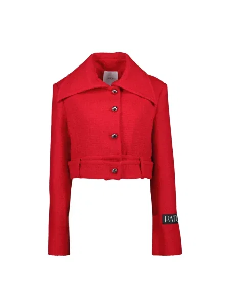 Kurtka Patou tweedowa czerwona