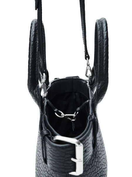 Чанта Alexander Wang с катарама с шипове черно