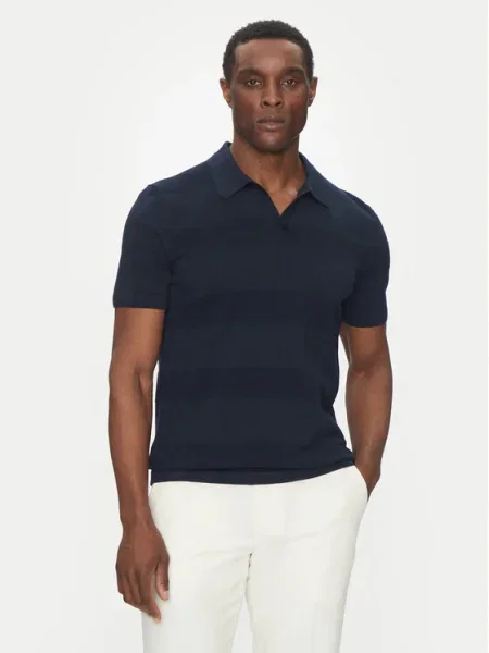 Hechter Paris Tricou polo Bleumarin