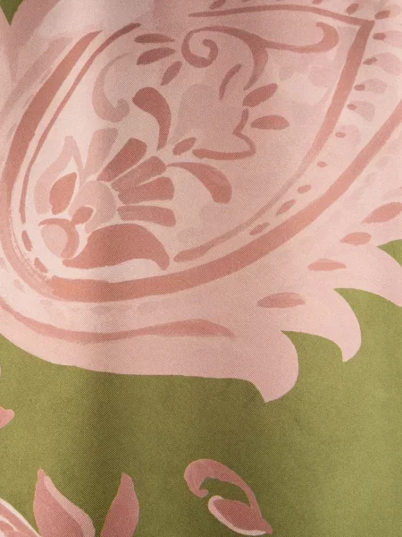 Płaszcz Co.go z wzorem paisley zielony