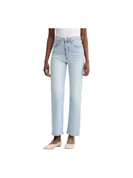Jeansy straight leg Levi's niebieskie