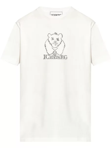 Tricou Iceberg cu broderie negru