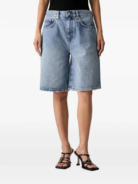 Pantaloni scurți din denim Anine Bing albastru