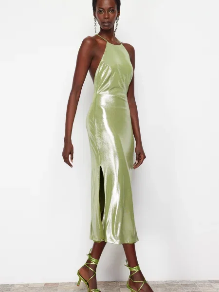 Rochie Trendyol tricotate verde