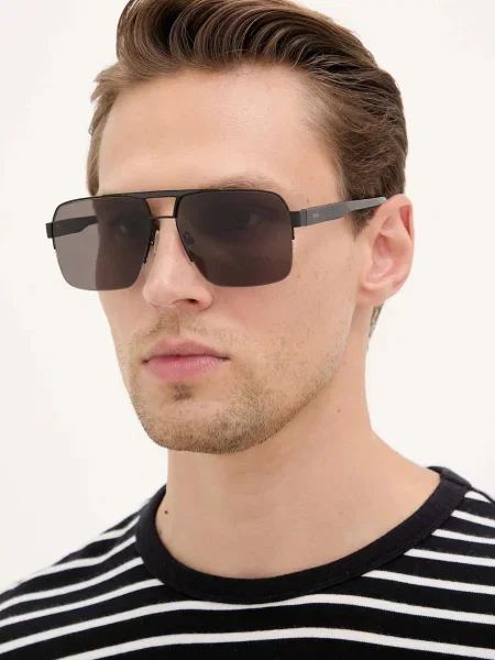 BOSS ochelari de soare negru