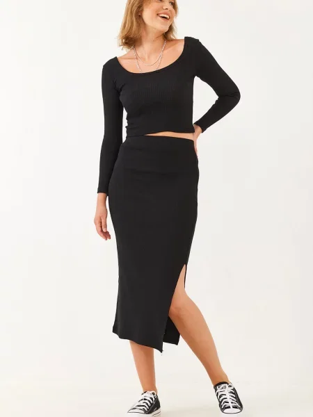 Palton Bianco Lucci negru