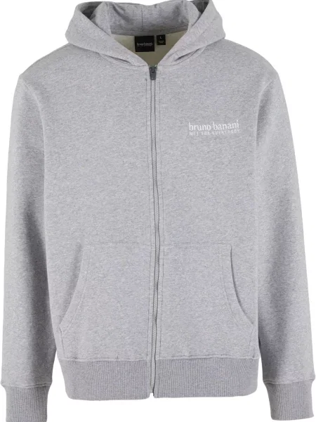 Bruno Banani Hanorac Duncan gri / gri amestecat alb