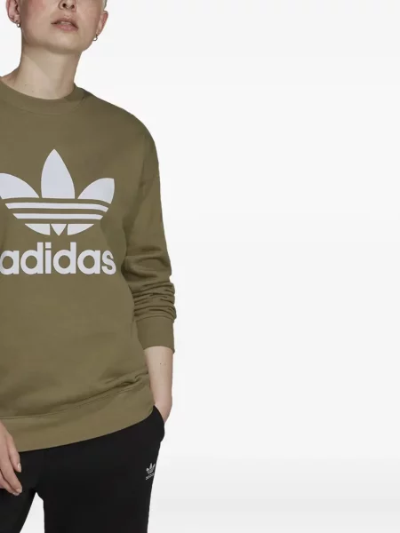 Leggings Adidas alergare cu model floral cu imagine roșu