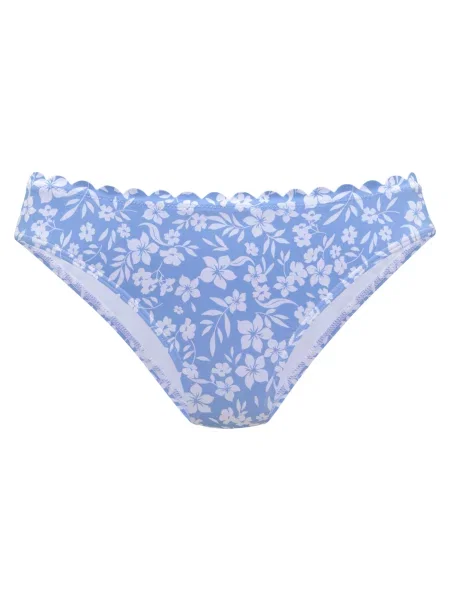 VIVANCE Bikini hlačke modra bela