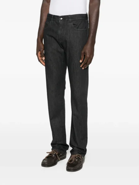 Pantaloni Canali cu 5 buzunare albastru