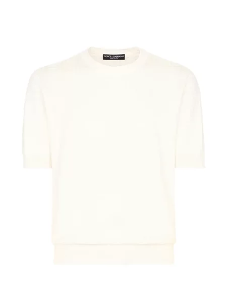 Pulover Dolce & Gabbana de mătase cu autograf