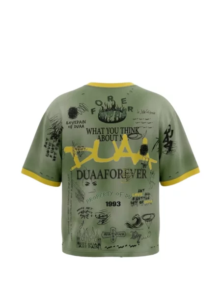 Tricou Duaa cu imagine verde