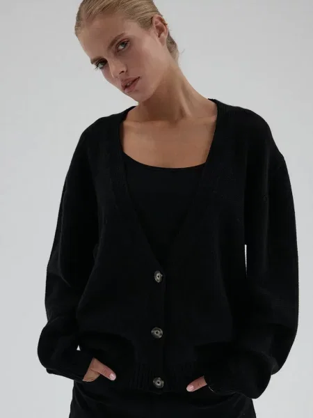 Muuv. Muuv cardigan pentru femei cu negru