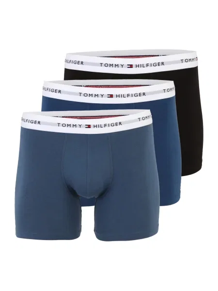 Tommy Hilfiger Underwear Boxeri bleumarin / roșu / negru alb