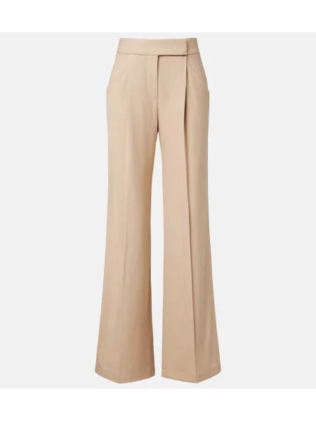 Pantaloni Veronica Beard evazate bej