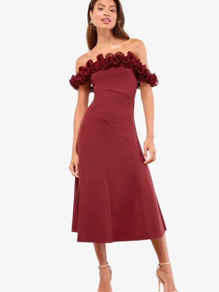 Lipsy Ruha burgundi vörös