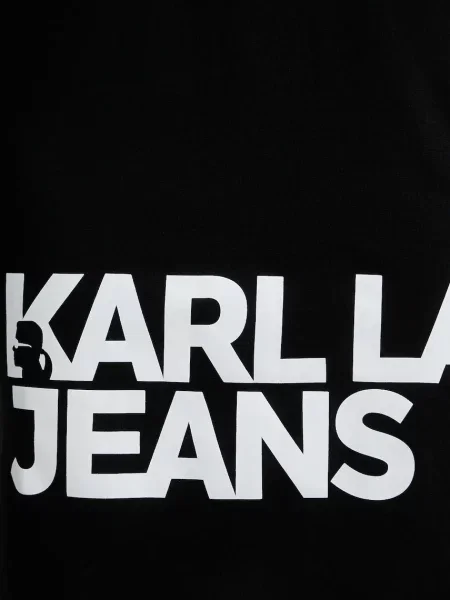 Мини джинсовое платье Karl Lagerfeld Jeans черное