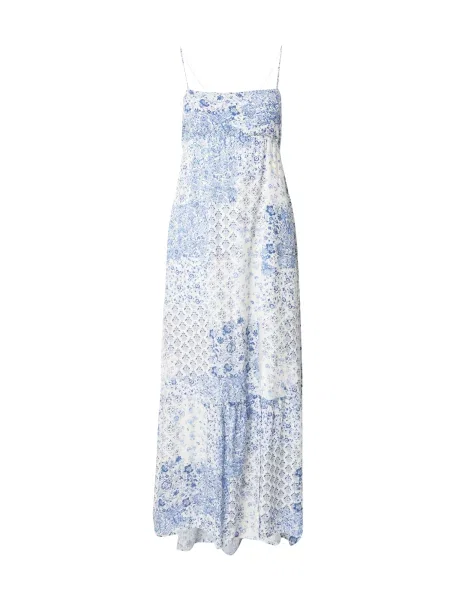 HOLLISTER Rochie albastru regal / albastru deschis alb