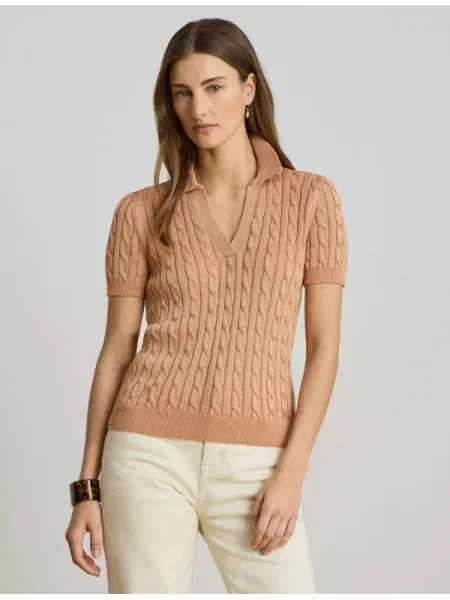 LAUREN RALPH LAUREN Pulover | Relaxed fit bej