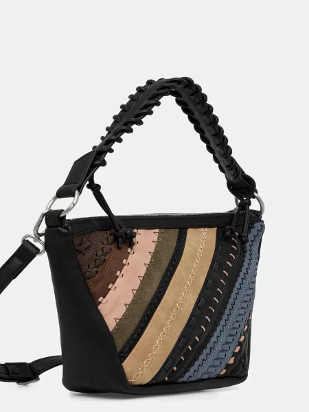 Сумочка Desigual QUEBEC WHIPSTITCH PAT чорний