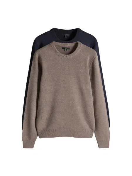 The Set Sveter námornícka / mokka modrá