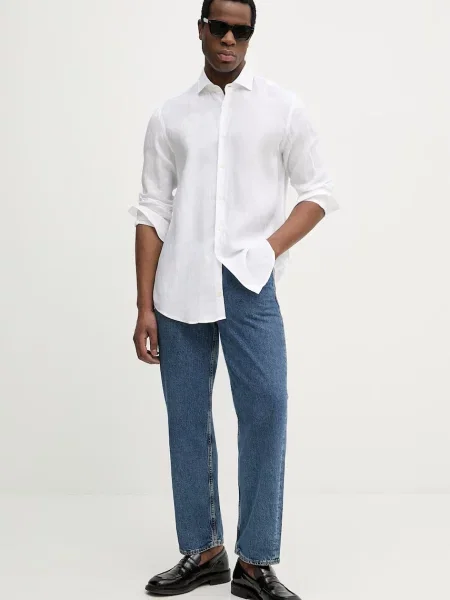 Сорочка з льону Paul&Shark