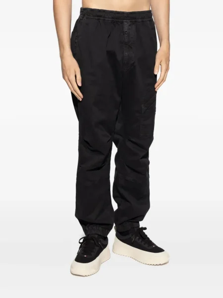 Pantaloni cargo Stone Island cu strasuri negru