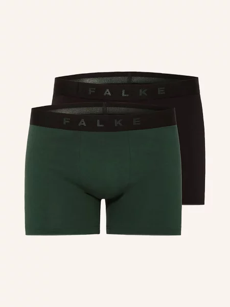 Falke Boxerky Daily Comfort 2 Kusy V Balení / tmavě zelená černá