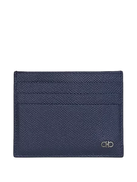 Portofel Ferragamo din piele albastru