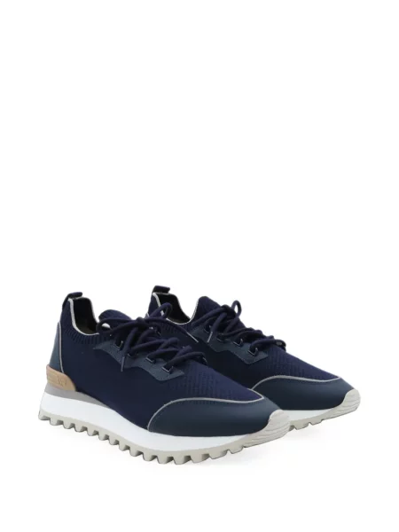 Sneakerși Eleventy tricotate albastru
