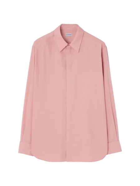 Lung cămașă Burberry roz