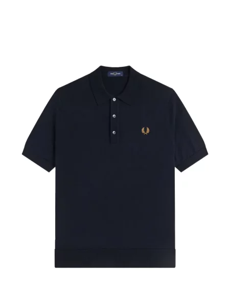Tricou polo Fred Perry cu broderie albastru