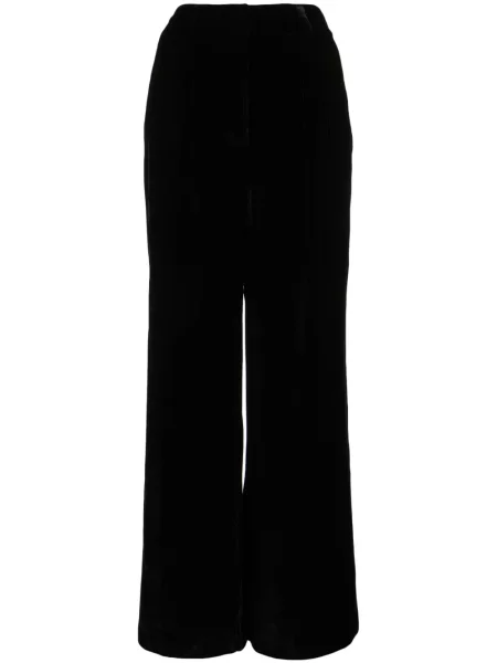 Pantaloni Ulla Johnson de catifea negru