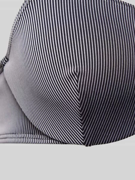 Top bikini z szerokimi ramiączkami z logo Calvin Klein Underwear czarne