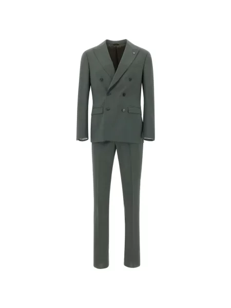 Costum Manuel Ritz cu două rânduri de nasturi verde