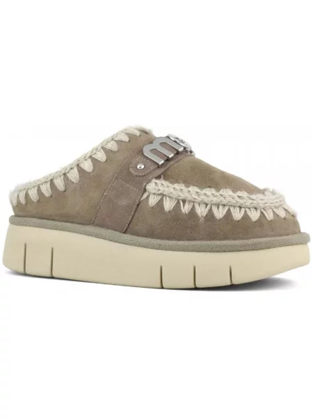 Pantofi Mou din piele bej