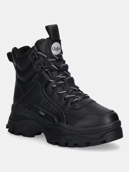 Кубинки Buffalo Venom Mid с платформа черно