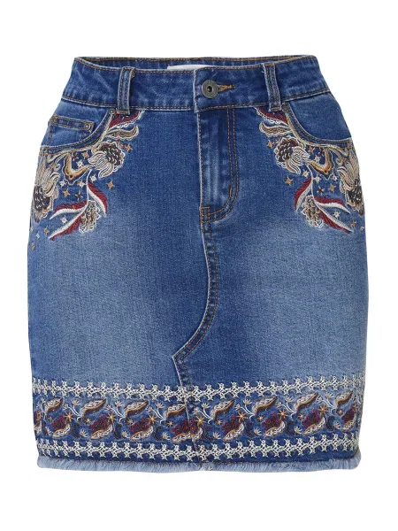 KOROSHI Krilo moder denim / zlata bela