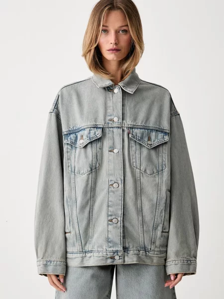 Levi's geacă de blugi pentru femei MINE TIME albastru