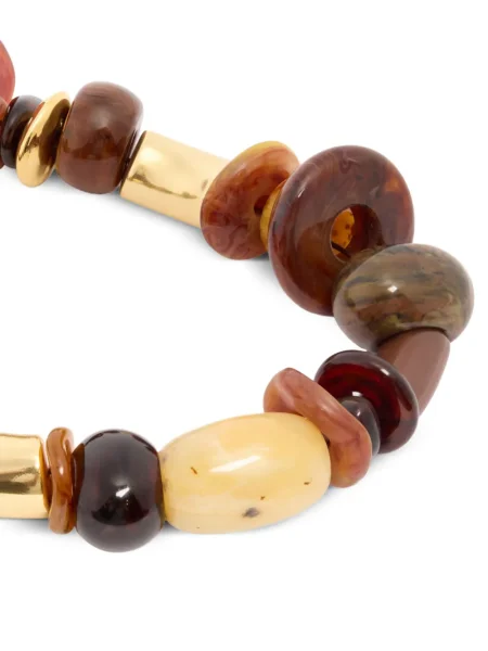 Colier Dsquared2 cu mărgele auriu