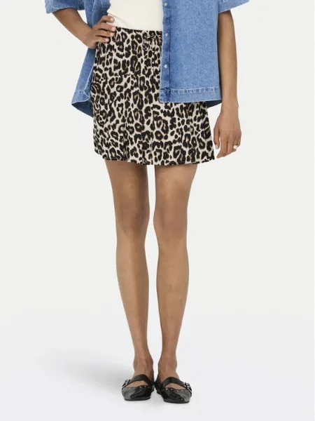 ONLY Fustă mini maro