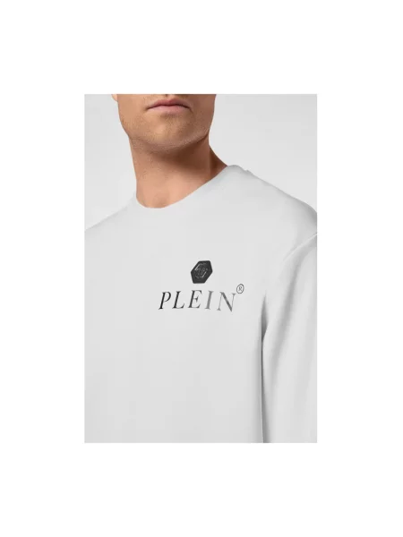 Bluza Philipp Plein z nadrukiem biała