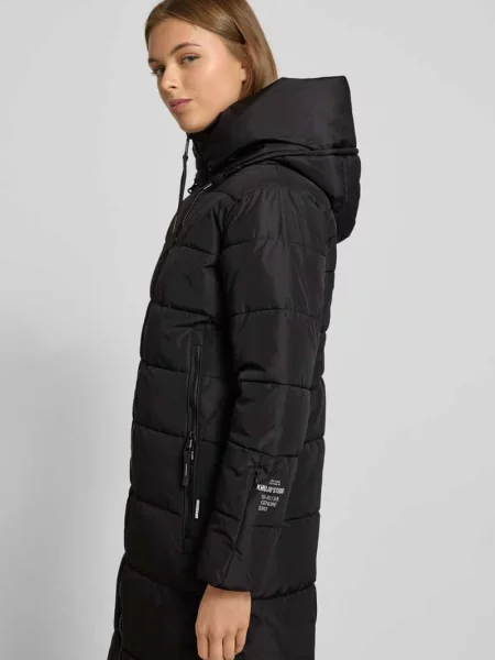 Krój regular fit Kurtka w stylu puffer z ocieplaną stójką Model Jilia' Khujo czarna