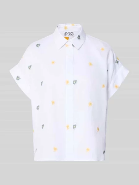 Bluzka z kołnierzykiem koszulowym i listwą guzikową Jake*s Studio Woman