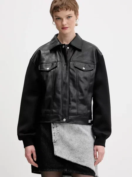 Karl Lagerfeld Jeans geacă negru