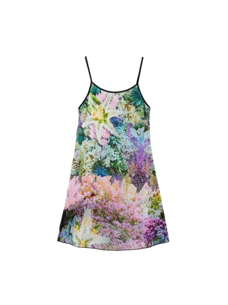 Desigual Šaty mix barev zelené